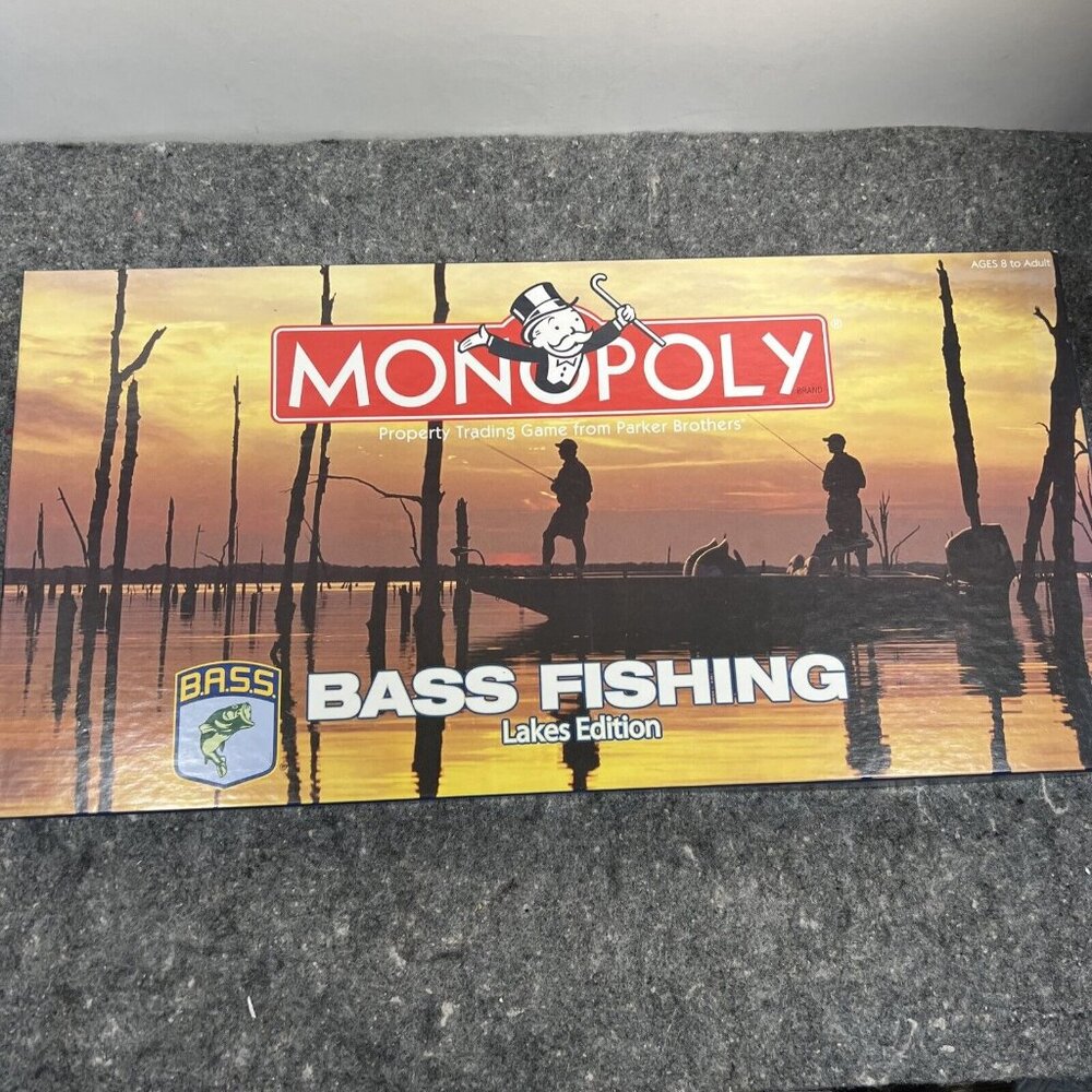 Monopoly Bass Fishing Lakes Edition 2005  Complete